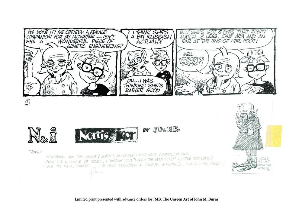 JMB : The Unseen Art of John M. Burns Limited Edition Hardcover - Image 2