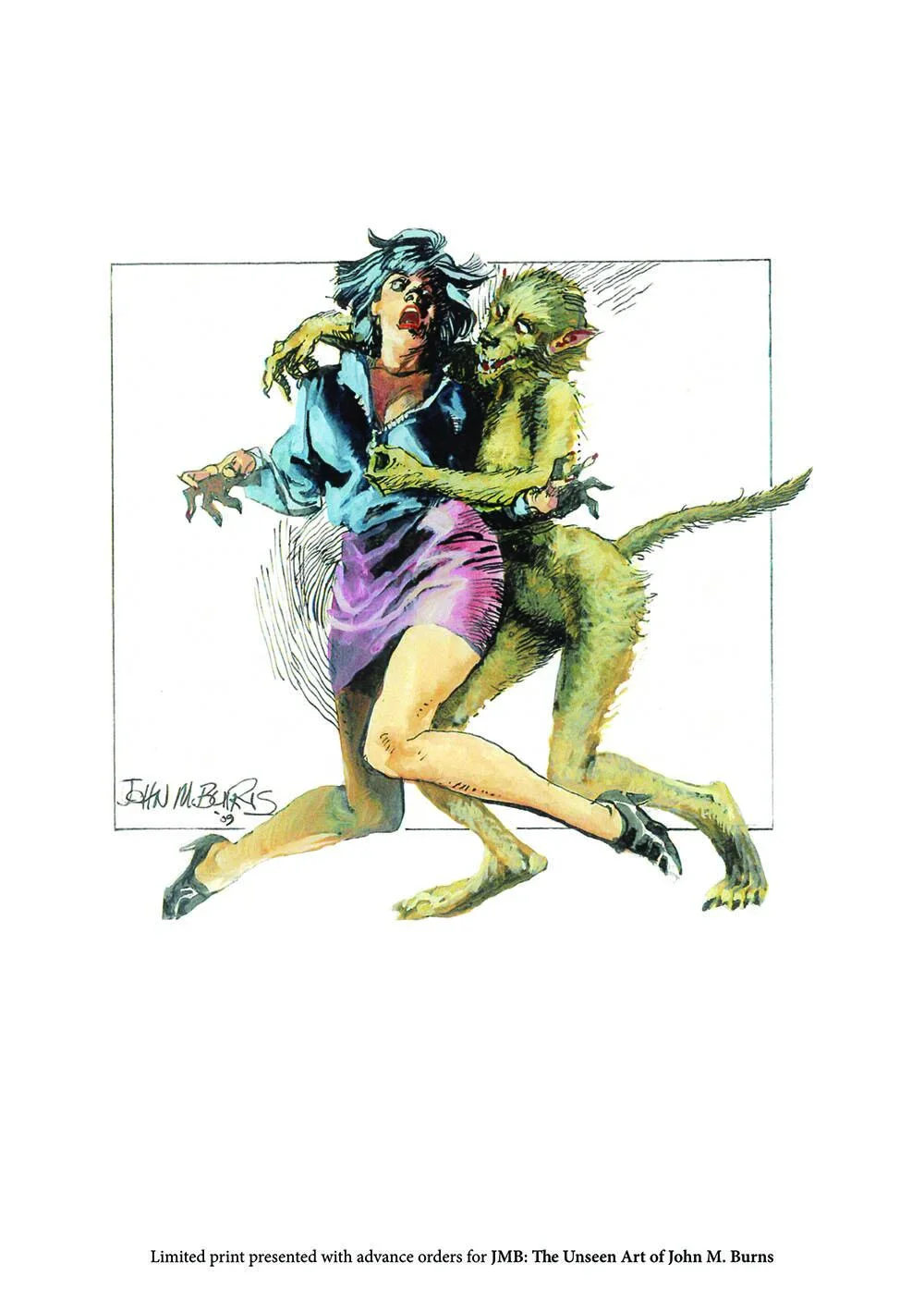 JMB : The Unseen Art of John M. Burns Limited Edition Hardcover - Image 4