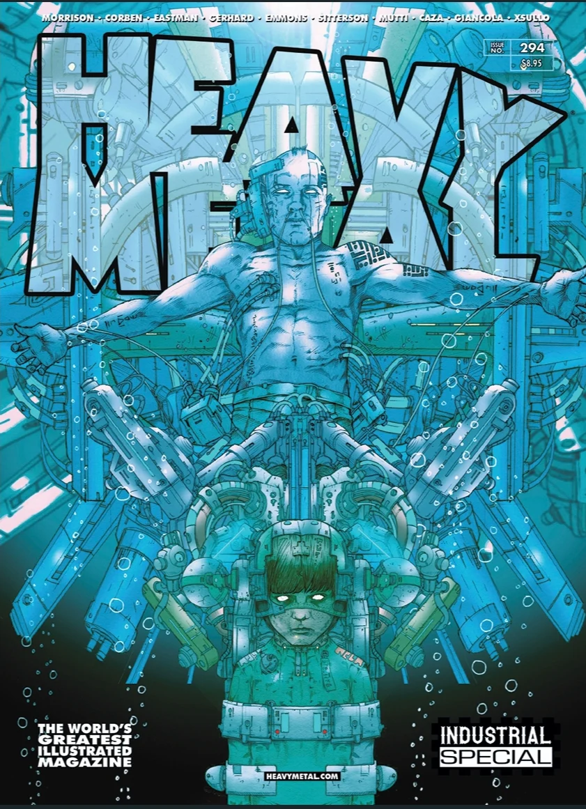 Heavy Metal Magazine Issue #294 Cover D - Simeon Aston (HeavyMetal.Com Exclusive)