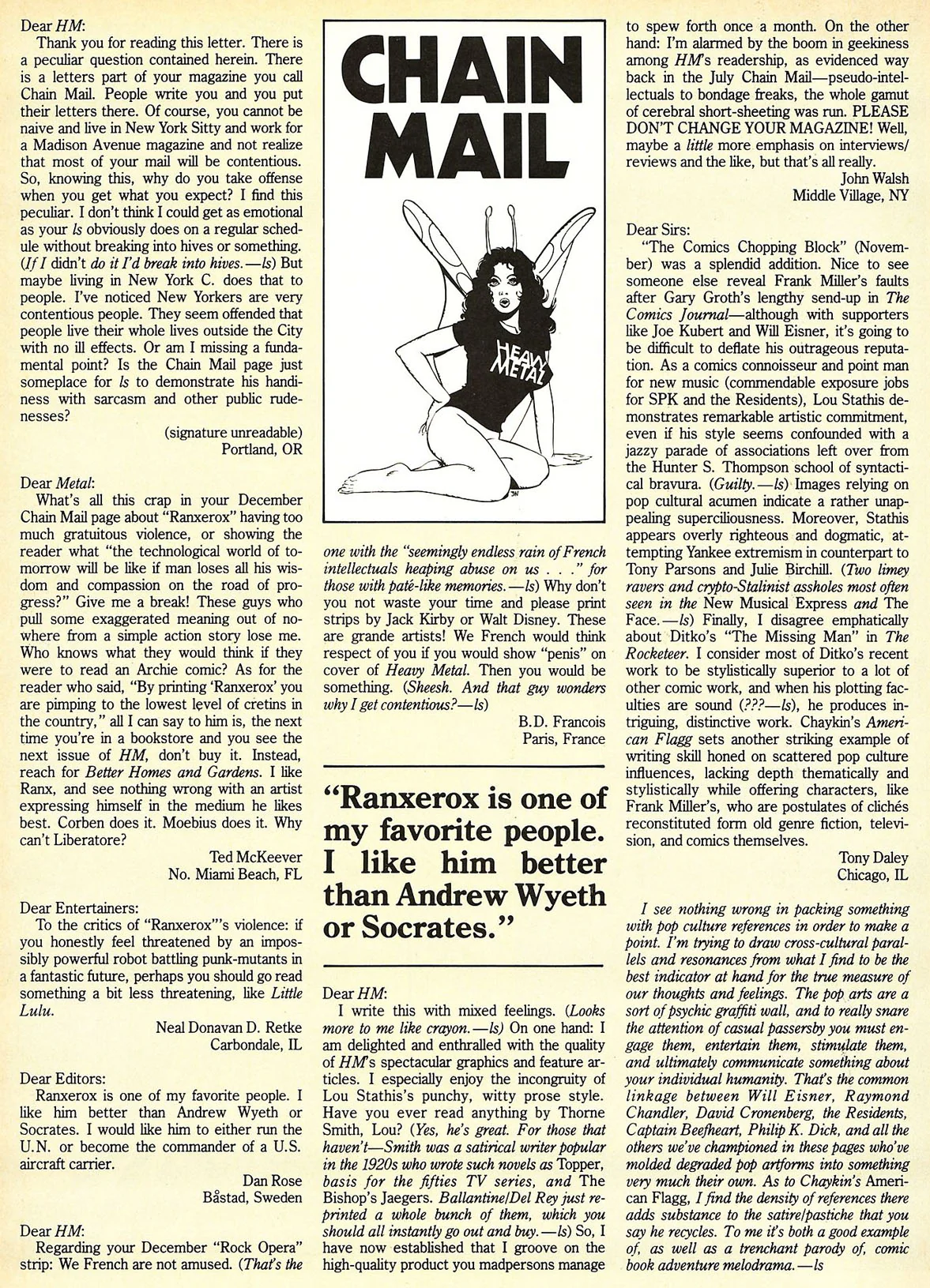 Heavy Metal Magazine March 1984 - Image 6