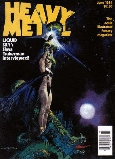Heavy Metal Magazine June 1984