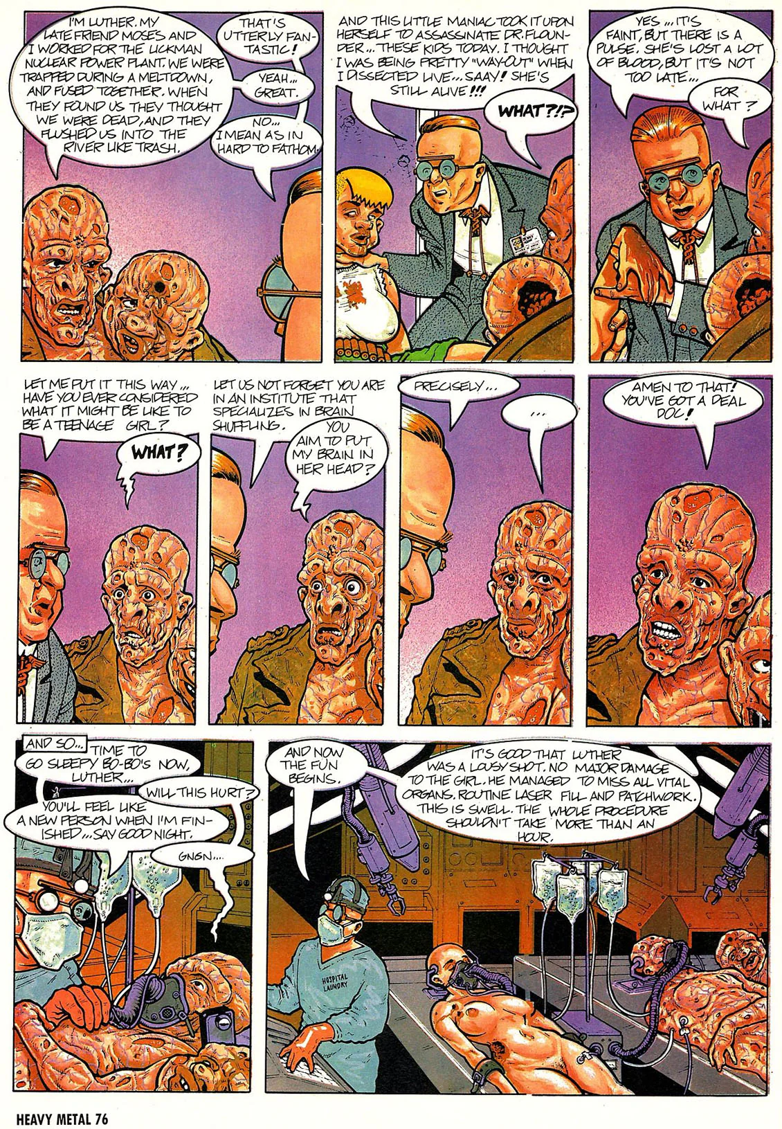 HEAVY METAL Magazine March 1990 - Image 18