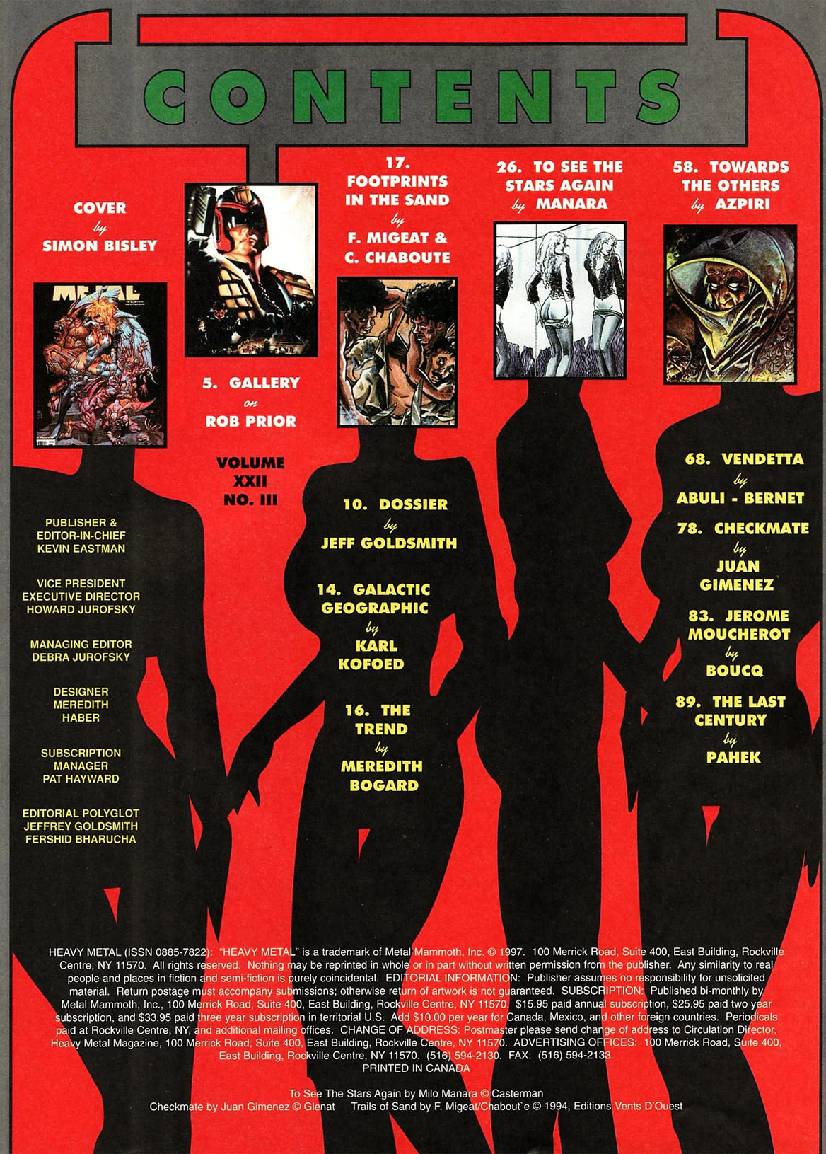 HEAVY METAL Magazine July 1998 - Image 2