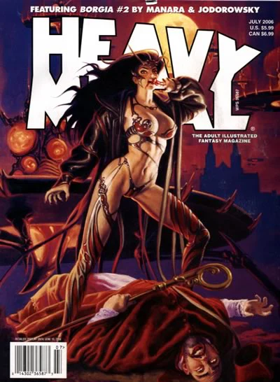 HEAVY METAL Magazine July 2006