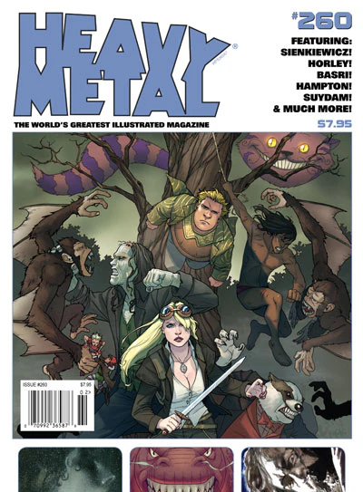 HEAVY METAL Magazine Issue #260 (Newsstand Cover)