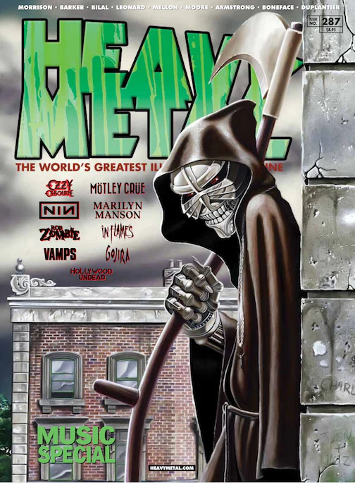 Issue #287 - Cover C - Derek Riggs