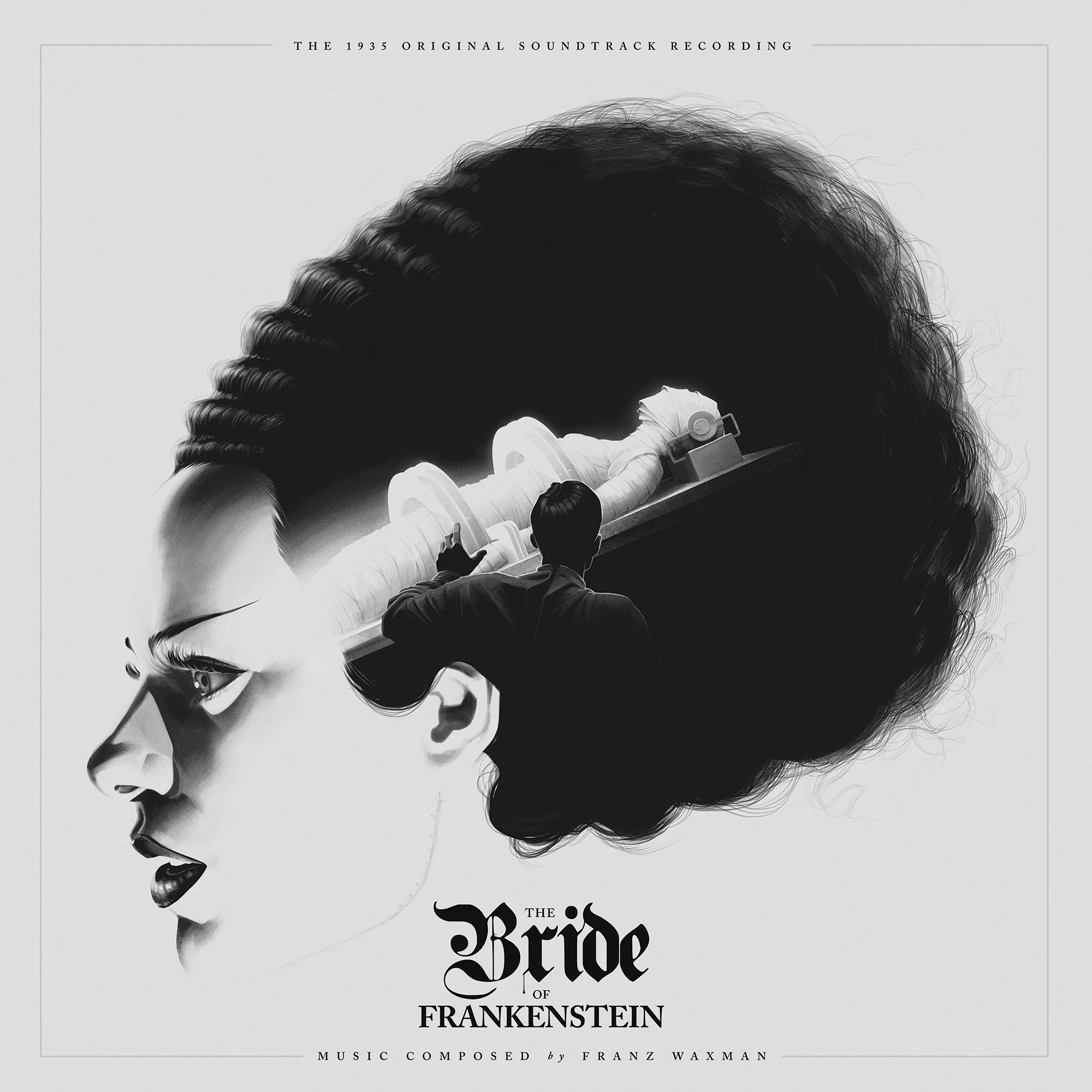 The Bride of Frankenstein (Music from the Motion Picture) by Franz Waxman Red & Yellow Hand Pour Colored Vinyl - Image 5